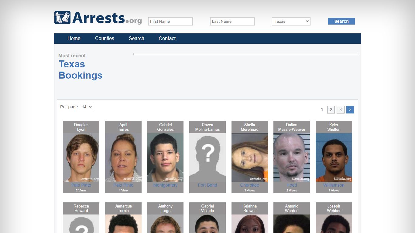 Texas Arrests and Inmate Search